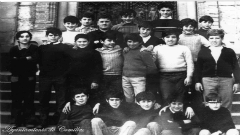 Primer grupo de estudiantes en el seminario 1972